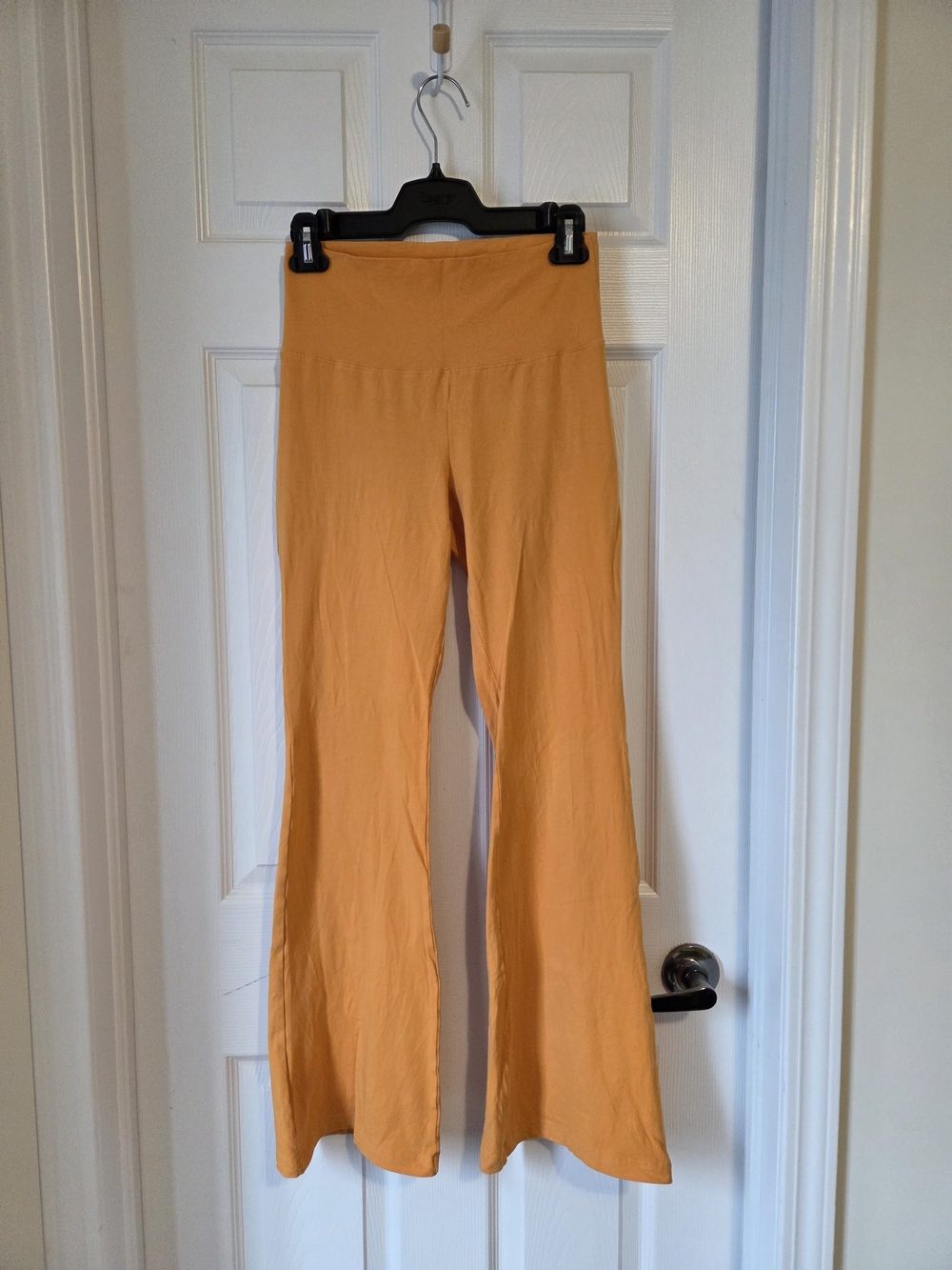 TNA Flared Leggings in Mustard Orange - Picture 2 of 5